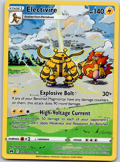 Electivire GG08/GG70 SWSH: Crown Zenith: Galarian Gallery (Mina Nakai)