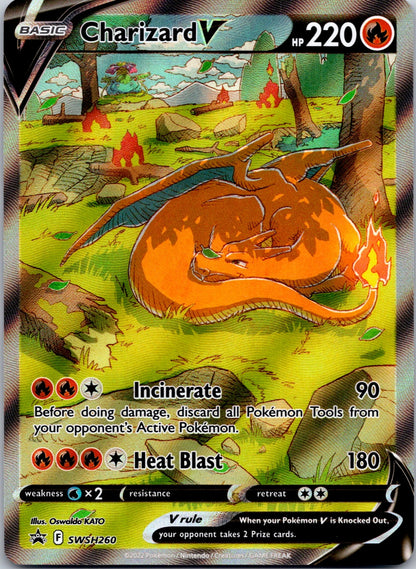 Charizard V SWSH260 SWSH: Sword & Shield Promo Cards (Oswaldo KATO)