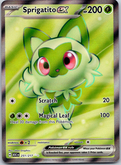 Sprigatito ex 251/217 ME: Ascended Heroes (5ban Graphics)