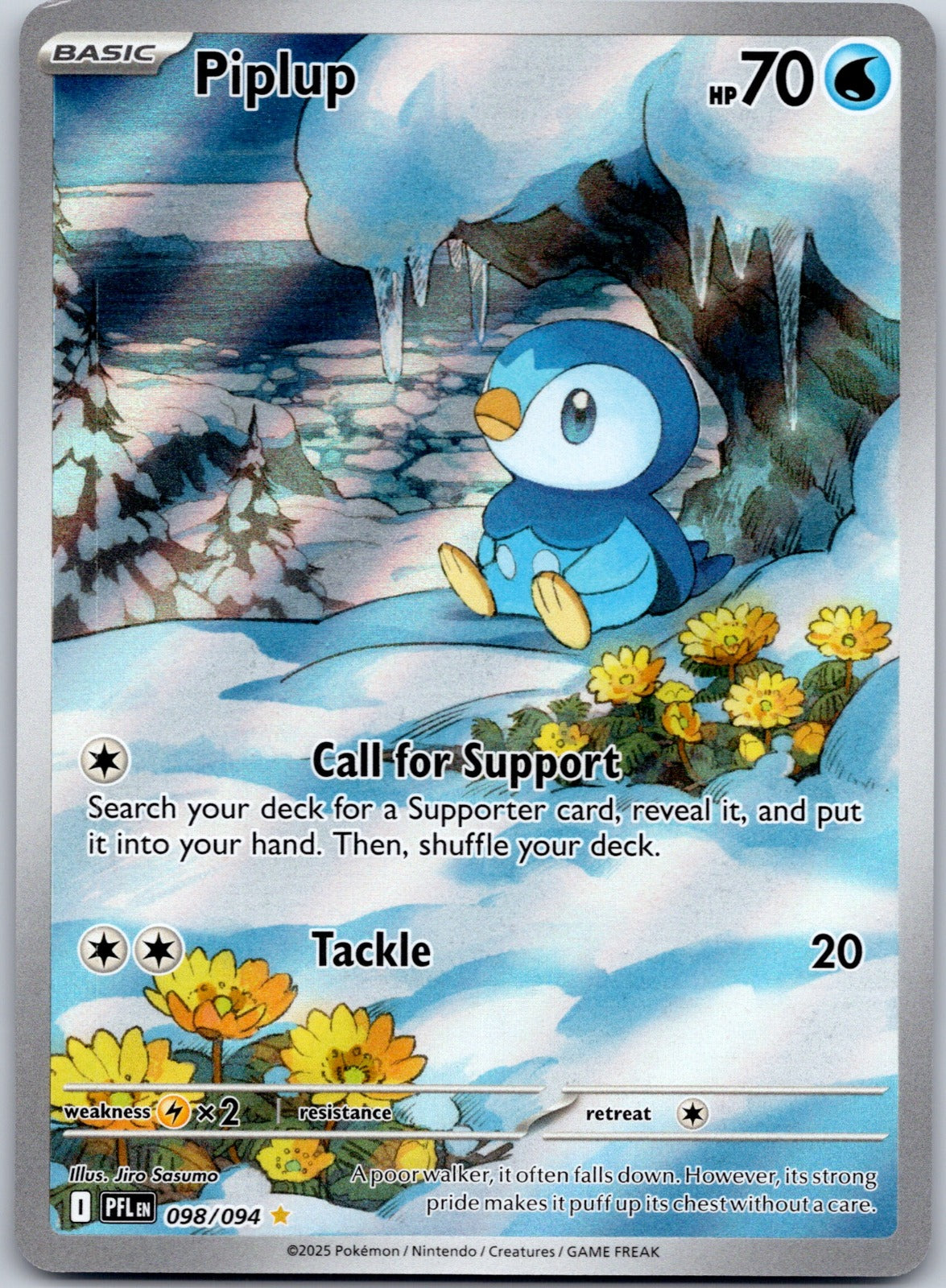 Piplup 098/094 ME02: Phantasmal Flames (Jiro Sasumo)