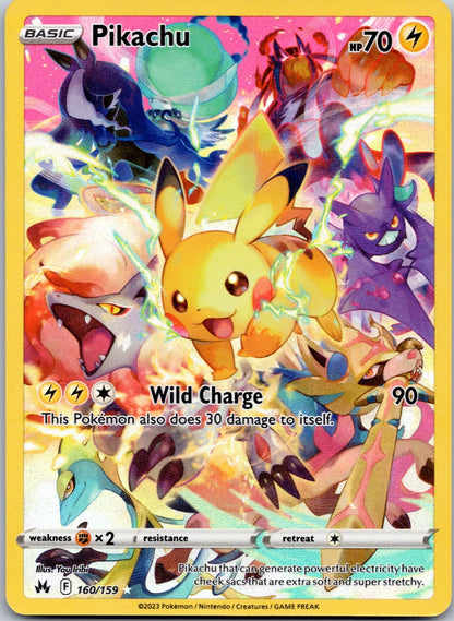 Pikachu (Secret) 160/159 SWSH: Crown Zenith (You Iribi)