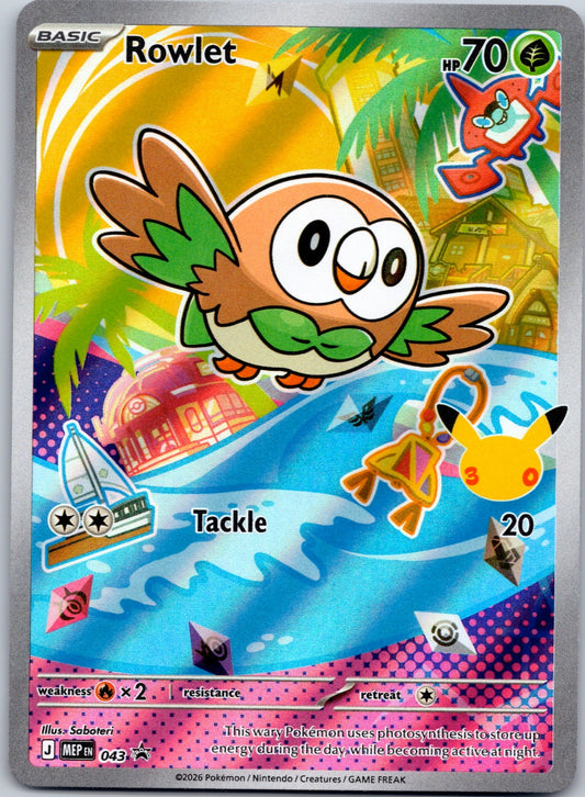 Rowlet 043 ME: Mega Evolution Promo (Saboteri)