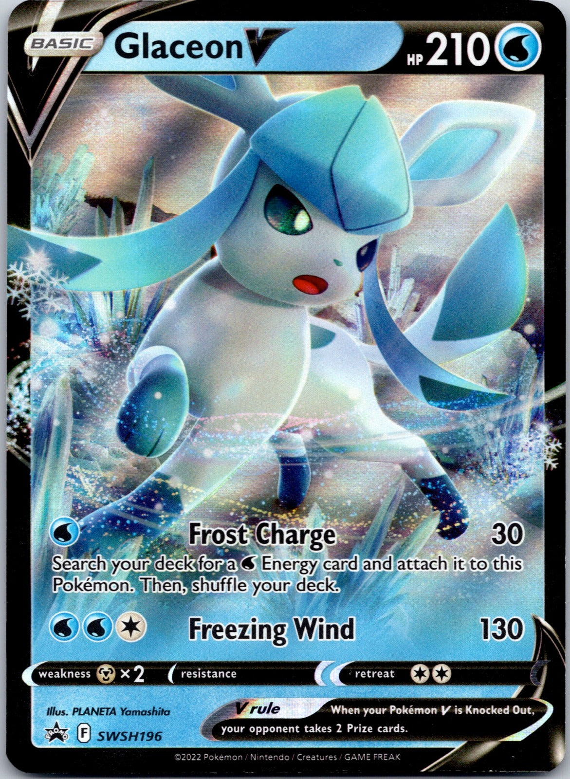 Glaceon V - SWSH196 SWSH: Sword & Shield Promo Cards (PLANETA Yamashita)