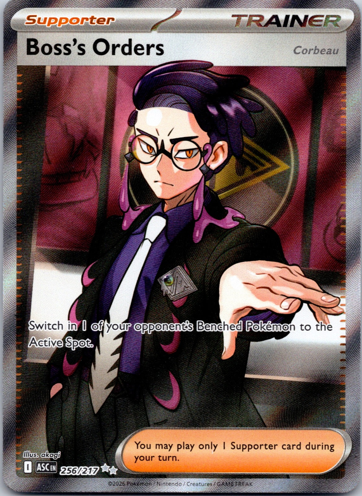 Boss's Orders [Corbeau] 256/217 ME: Ascended Heroes (nagimiso)