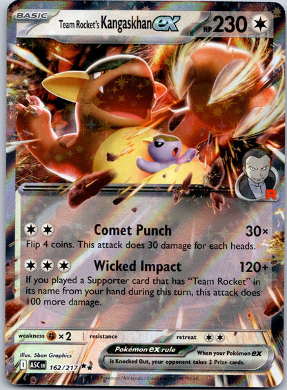 Team Rocket's Kangaskhan ex 162/217 ME: Ascended Heroes (5ban Graphics)