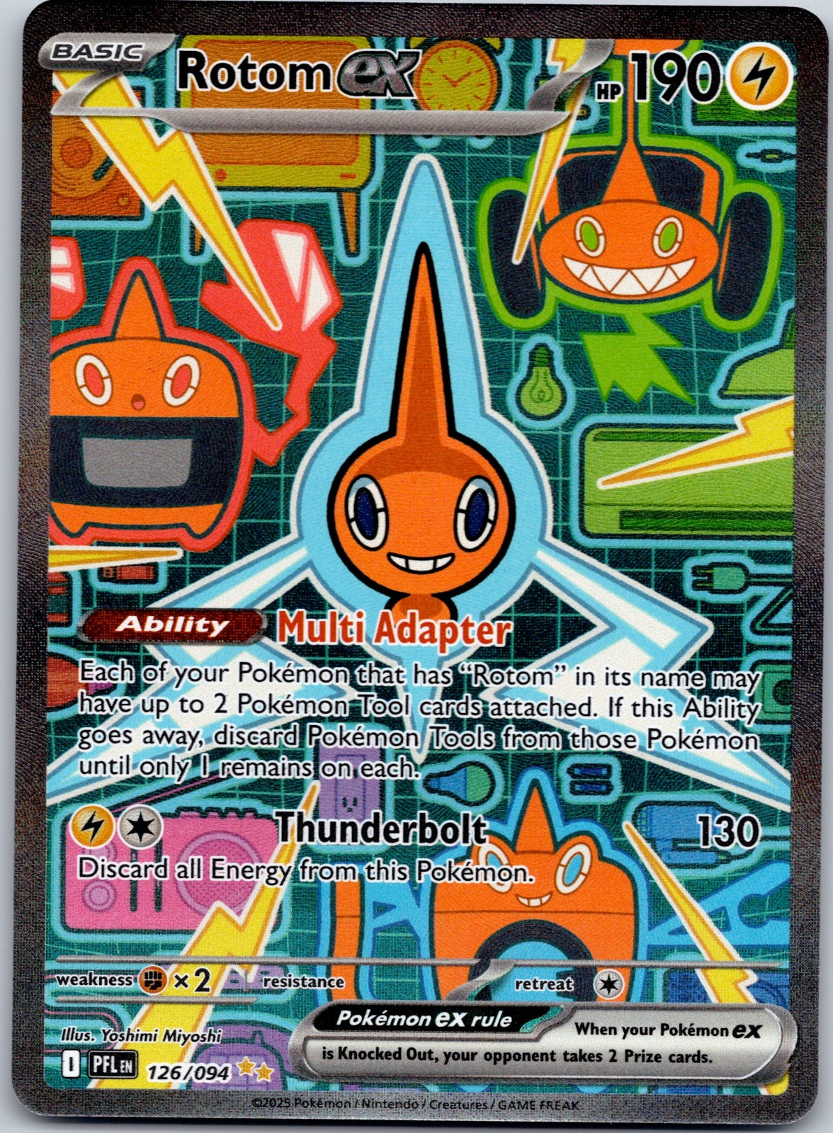 Rotom ex 126/094 ME02: Phantasmal Flames (5ban Graphics)