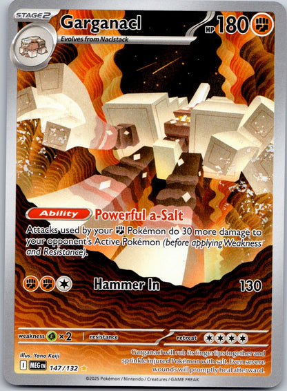 Garganacl 147/132 ME01: Mega Evolution (Yano Keiji)