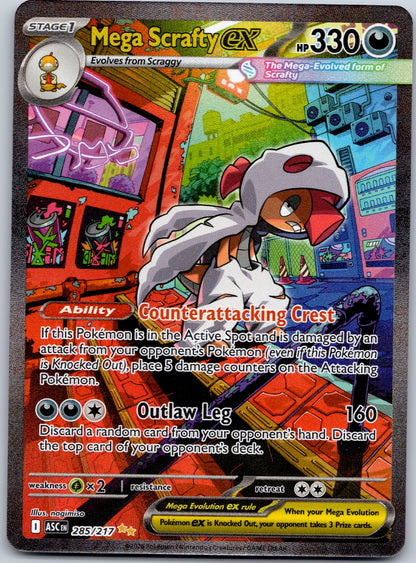 Mega Scrafty ex 285/217 ME: Ascended Heroes (5ban Graphics)