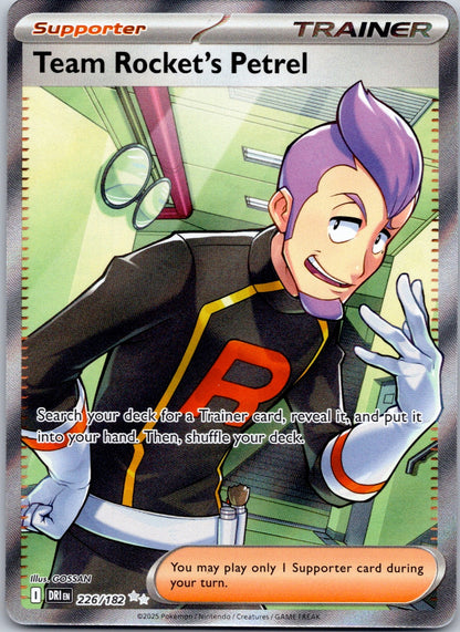 Team Rocket's Petrel 226/182 SV10: Destined Rivals (GOSSAN)
