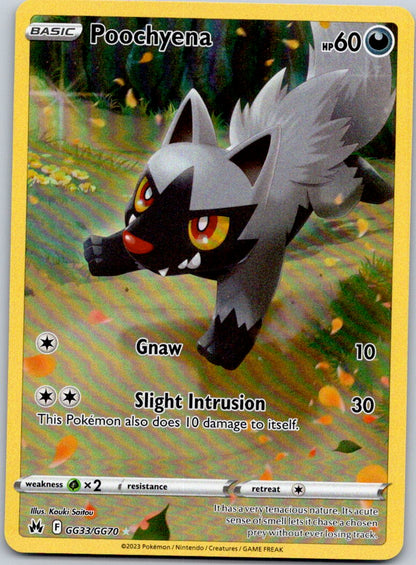 Poochyena GG33/GG70 SWSH: Crown Zenith: Galarian Gallery (Kouki Saitou)