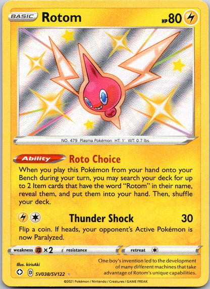 Rotom SV038/SV122 Shining Fates: Shiny Vault (kirisAki)