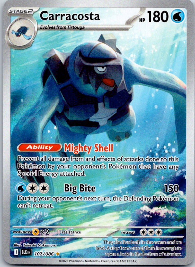 Carracosta 107/086 SV: Black Bolt (Takeshi Nakamura)