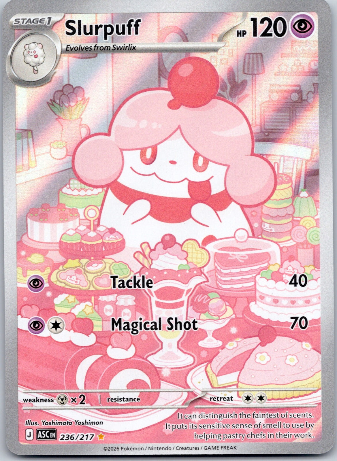 Slurpuff 236/217 ME: Ascended Heroes (Natsumi Yoshida)