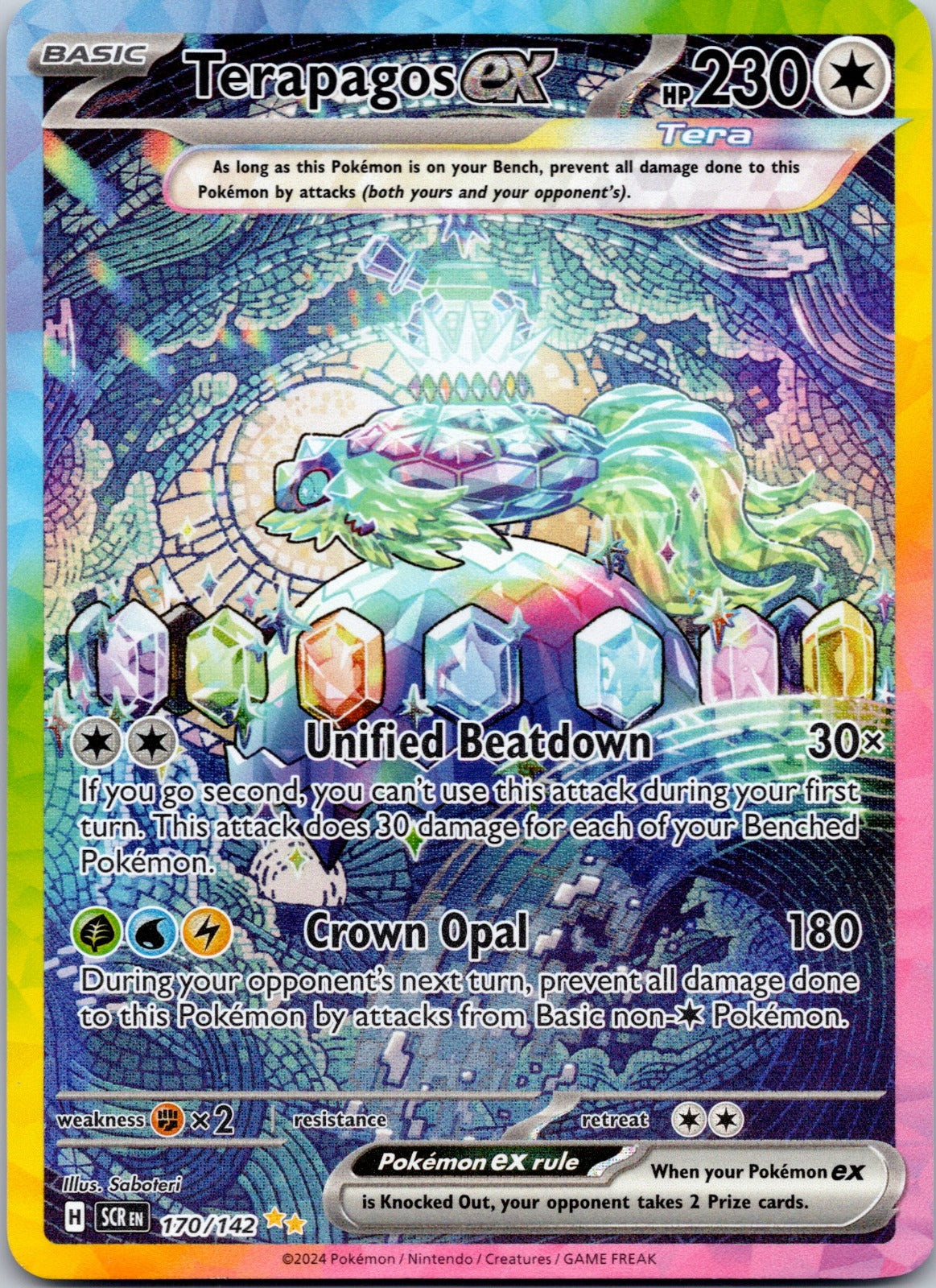 Terapagos ex 170/142 SV07: Stellar Crown (Saboteri)