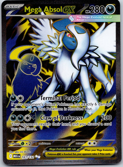 Mega Absol ex 161/132 ME01: Mega Evolution (aky CG Works)